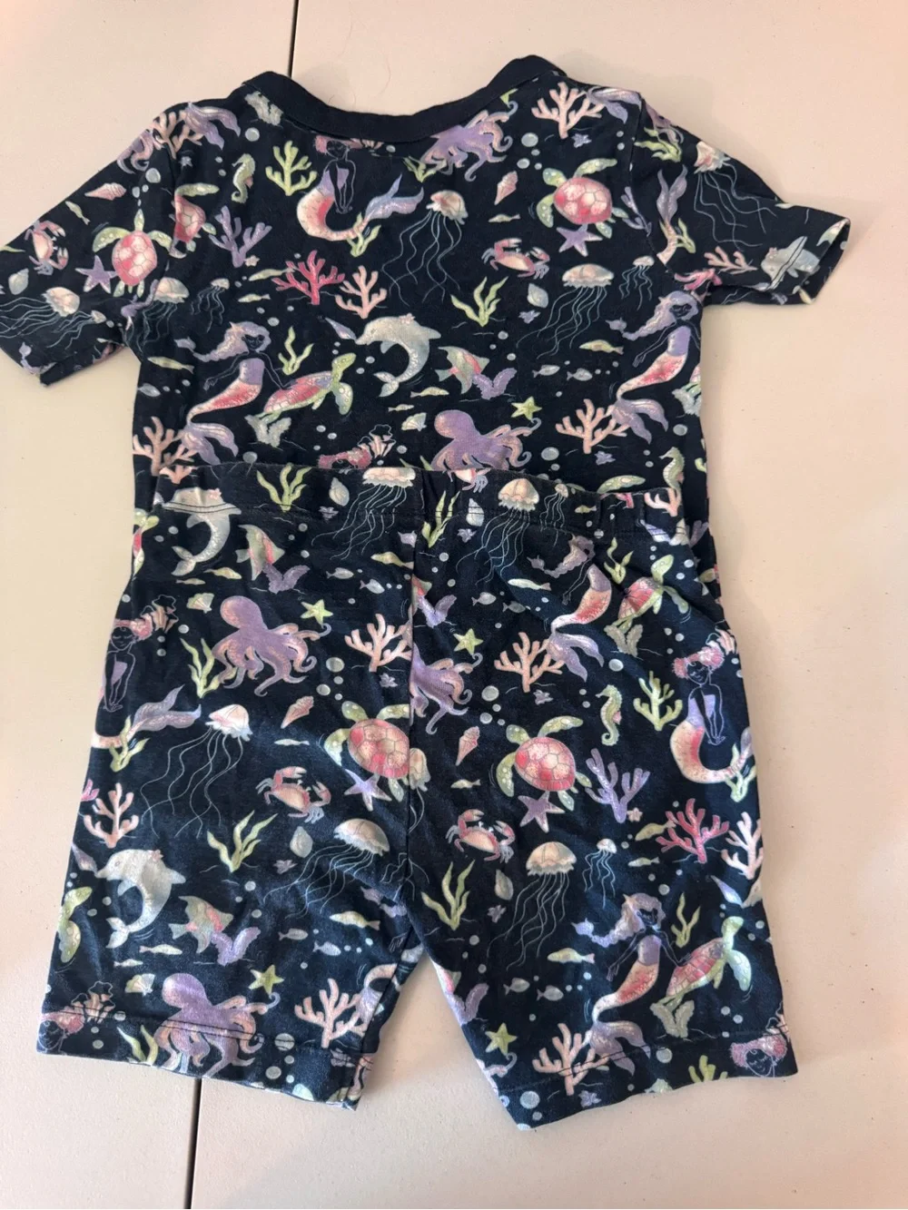 Girls size 6/7 summer lot.Terrycloth tank romper, pajama set,1/4 long sleeve top